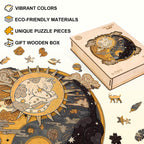 Yin Yang Cat Wooden Jigsaw Puzzle