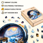 Winter Fairy Tale  Wooden Jigsaw Puzzle