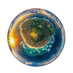 Fisheye Island Wooden Jigsaw Puzzle