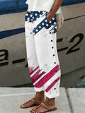 Women'S Flag Printed Casual Pants