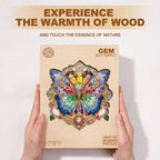 Gem Butterfly Wooden Jigsaw Puzzle