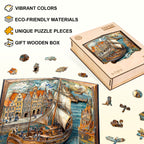 Paper channel Wooden Jigsaw Puzzle
