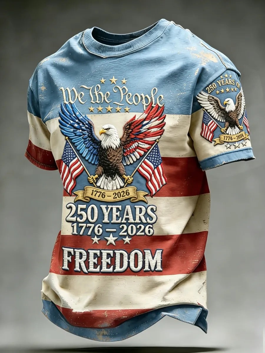 Men's 250th Anniversary Celebration Printed T-shirt