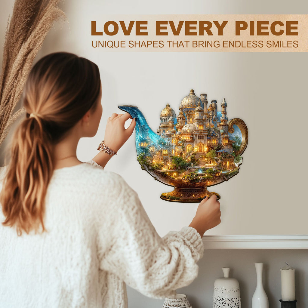 Magic Lamp World Wooden Jigsaw Puzzle