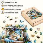 Fox Garden Wooden Jigsaw Puzzle