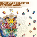 Gem Butterfly Wooden Jigsaw Puzzle