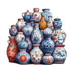 Blue and white porcelain Wooden Jigsaw Puzzle
