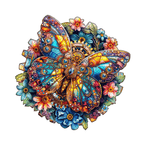 Gear Butterfly Wooden Jigsaw Puzzle