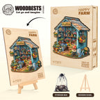 Happy Farm Wooden Jigsaw Puzzle