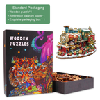 Christmas Train Wooden Jigsaw Puzzle