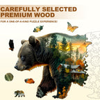 Forest Bear Wooden Jigsaw Puzzle