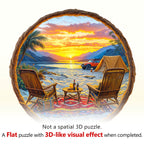 Desert Travel Wooden Jigsaw Puzzle