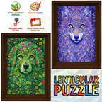 The Wolf Within - Morphing Lenticular Puzzle