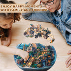 Underwater pyramid field Wooden Jigsaw Puzzle