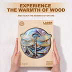 Laser Dragonfly Wooden Jigsaw Puzzle