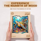 Turtle Story Wooden Jigsaw Puzzle