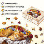 Cat’s Rest Wooden Jigsaw Puzzle