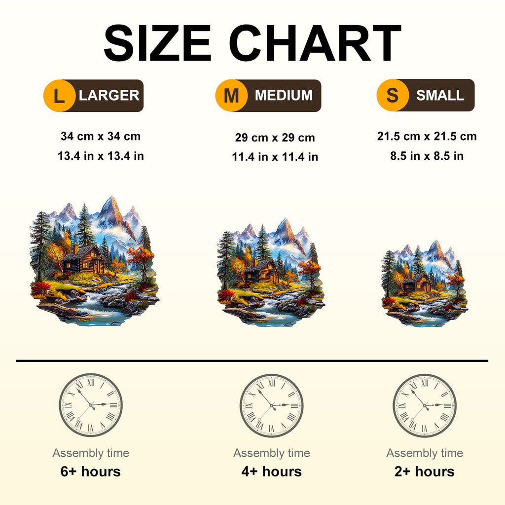 Alpine Flow Wooden Jigsaw Puzzle