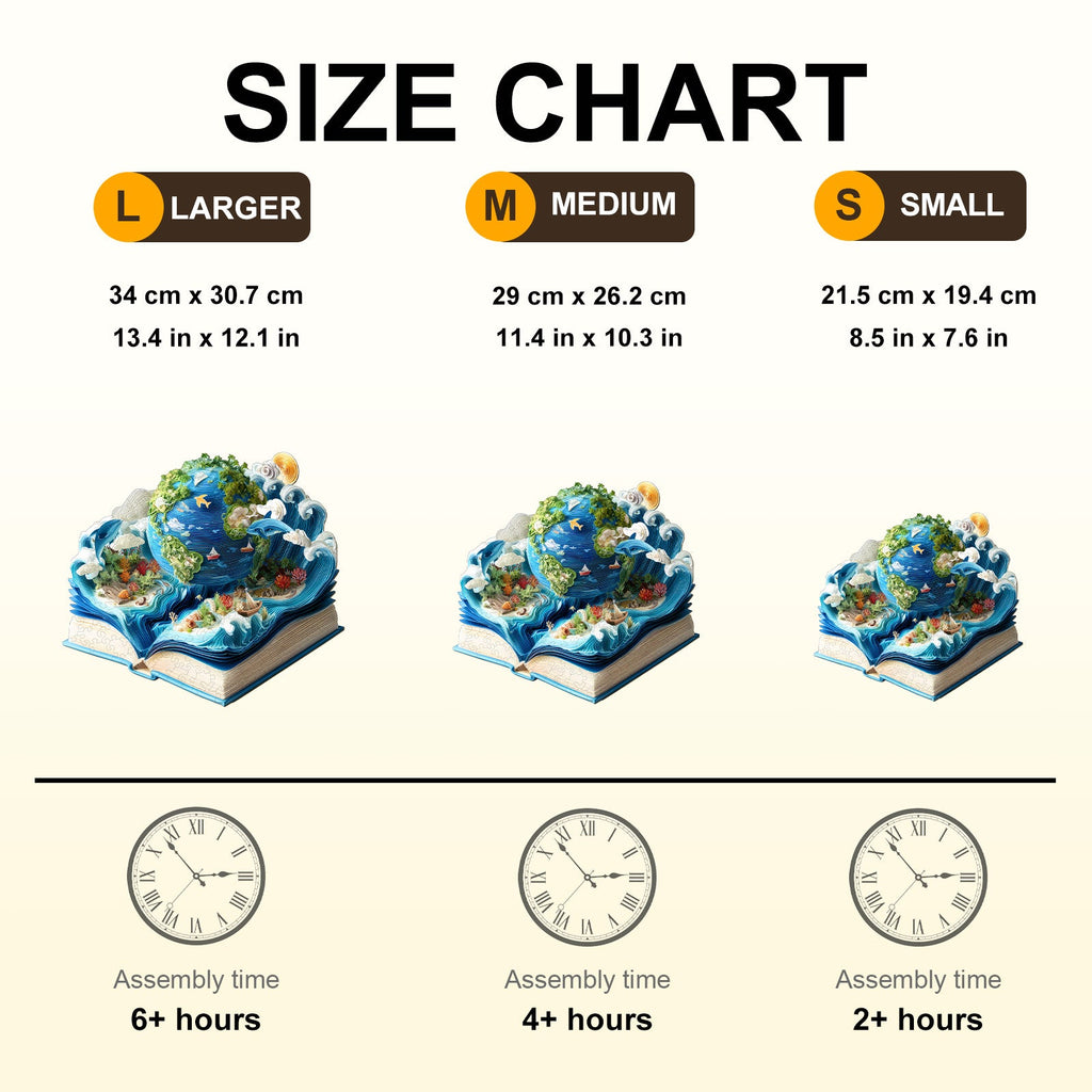 Ocean and Earth Wooden Jigsaw Puzzle