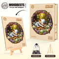 Dream Elephant Wooden Jigsaw Puzzle