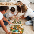 Rabbit Garden Wooden Jigsaw Puzzle