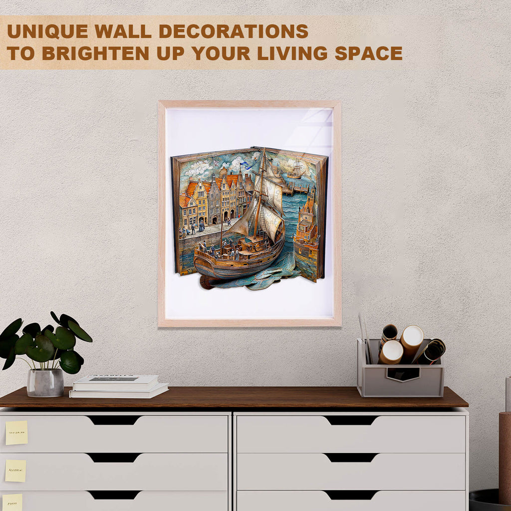Paper channel Wooden Jigsaw Puzzle
