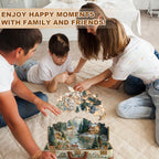 Suitcase Scenery-Nordic Forest Wooden Jigsaw Puzzle