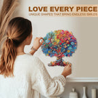 the color of growth Wooden Jigsaw Puzzle
