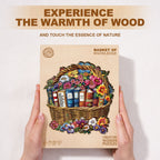 Basket of Knowledge Wooden Jigsaw Puzzle