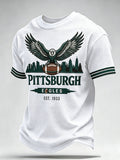 Men'S Football Fan Waffle T-Shirt
