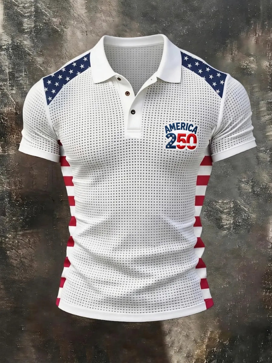 Men's 250th Anniversary Celebration Printed Polo Shirt
