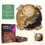 Yin Yang Cat Wooden Jigsaw Puzzle