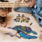 Reading The Ocean Wooden Jigsaw Puzzle