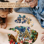 Christmas Is a Cat Wooden Jigsaw Puzzle