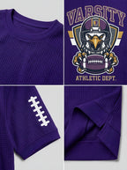 Men's Baltimore Football Fan Varsity Eagle Printed T-shirt