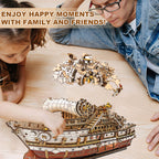 3D Jigsaw Puzzle Cargo Ship Wooden Jigsaw Puzzle