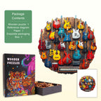 Guitar Wall Wooden Jigsaw Puzzle
