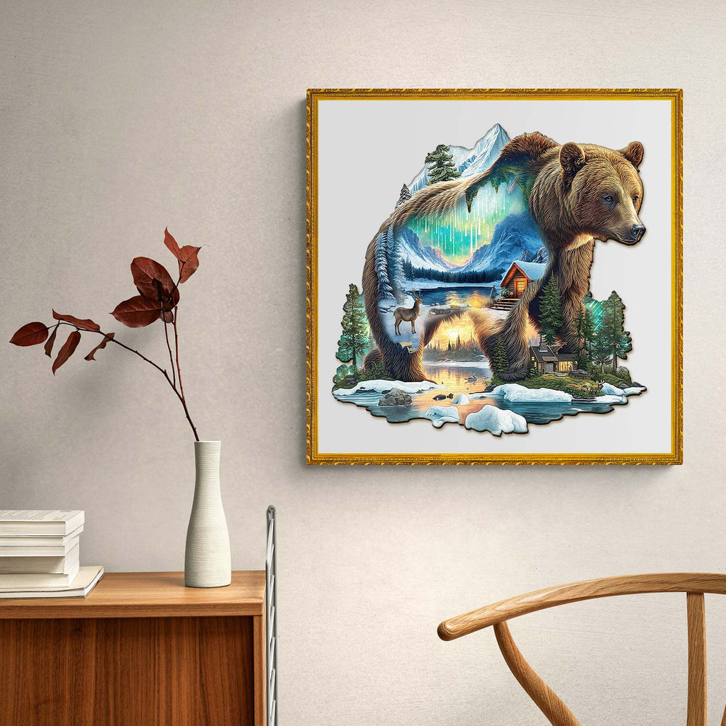 Aurora Bear Wooden Jigsaw Puzzle
