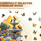 Songbird’s Garden Wooden Jigsaw Puzzle