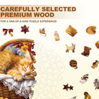 Cat’s Rest Wooden Jigsaw Puzzle