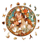 Maternal love Wooden Jigsaw Puzzle