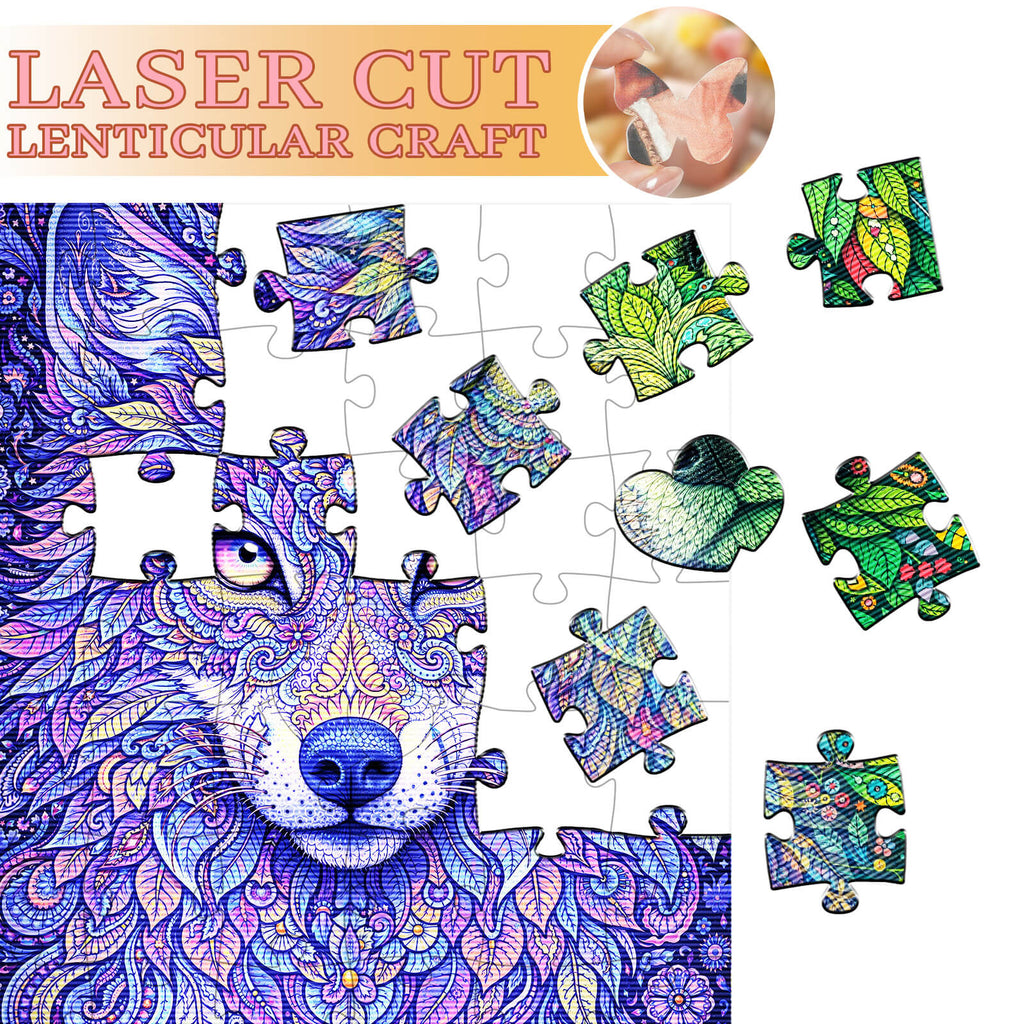 The Wolf Within - Morphing Lenticular Puzzle
