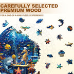 Deep Sea Cafe Wooden Jigsaw Puzzle