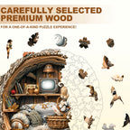 Tree Hole Rabbit Wooden Jigsaw Puzzle
