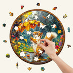 Squirrel Dreams Wooden Jigsaw Puzzle