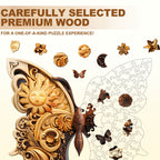 Yin Yang Butterfly Wooden Jigsaw Puzzle