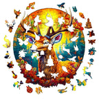 Deer Of Life-1 Wooden Jigsaw Puzzle