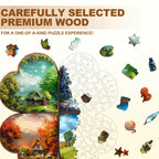 Seasons Scenery Wooden Jigsaw Puzzle