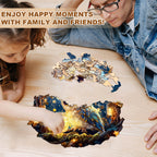 Star Owl Wooden Jigsaw Puzzle