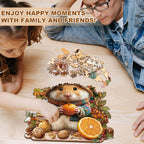 Cute Hamster Wooden Jigsaw Puzzle